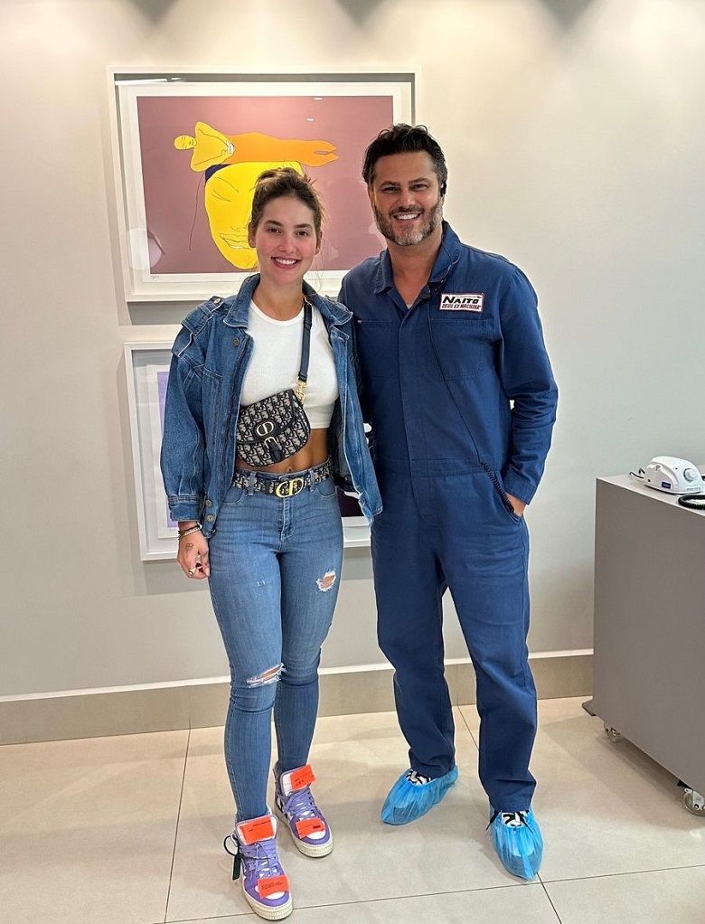 A youtuber Virginia esteve na Clínica do Dr. Rildo Lasmar